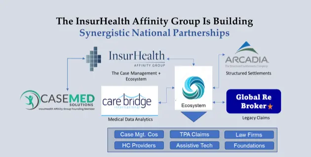 diagram showing InsurHealth Synergistic National Partnerships